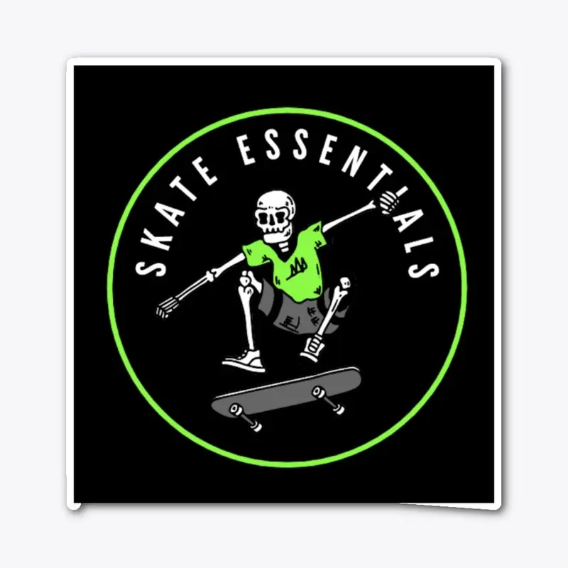 Skate Essentials Skeleton Logo